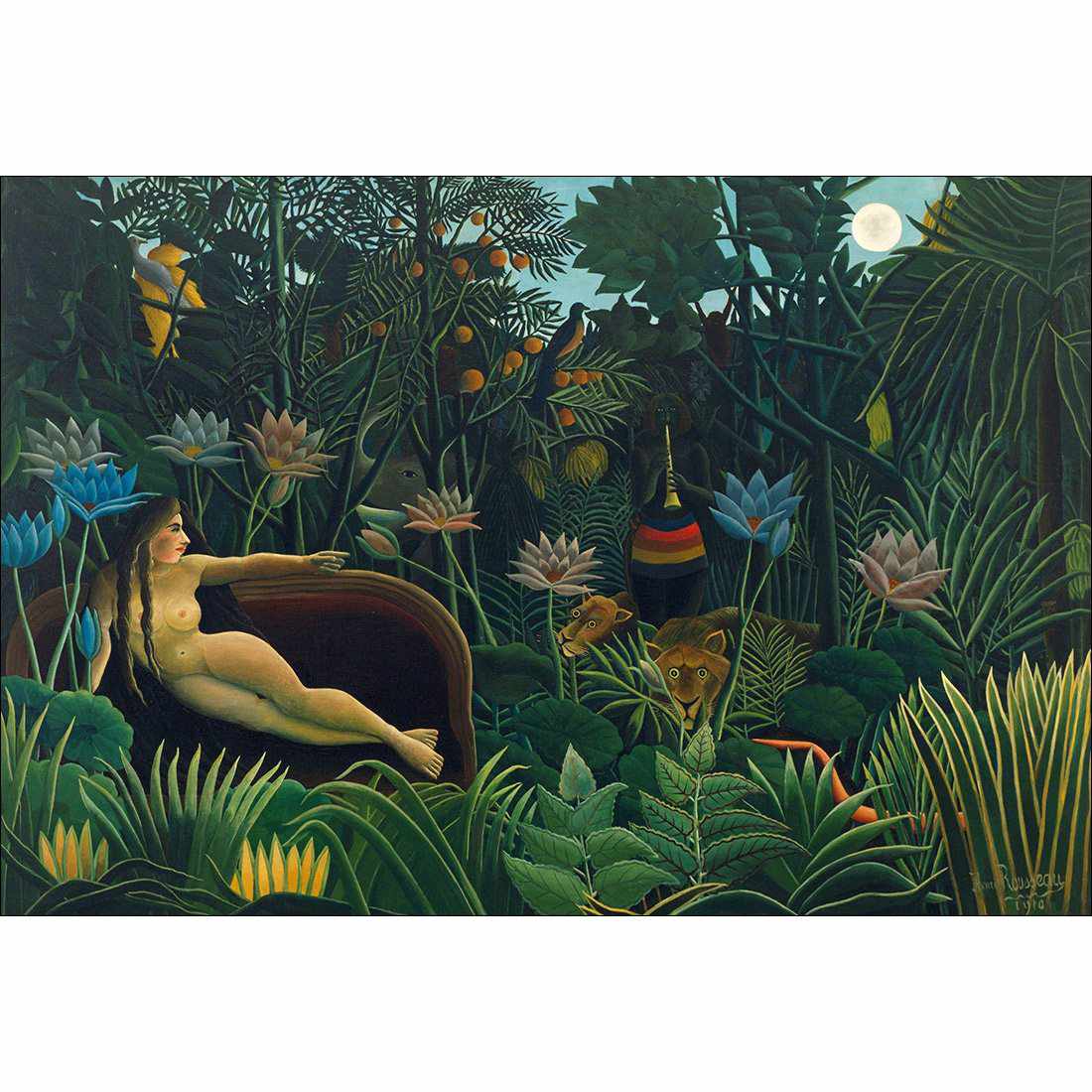 The Dream by Henri Rousseau Canvas Art