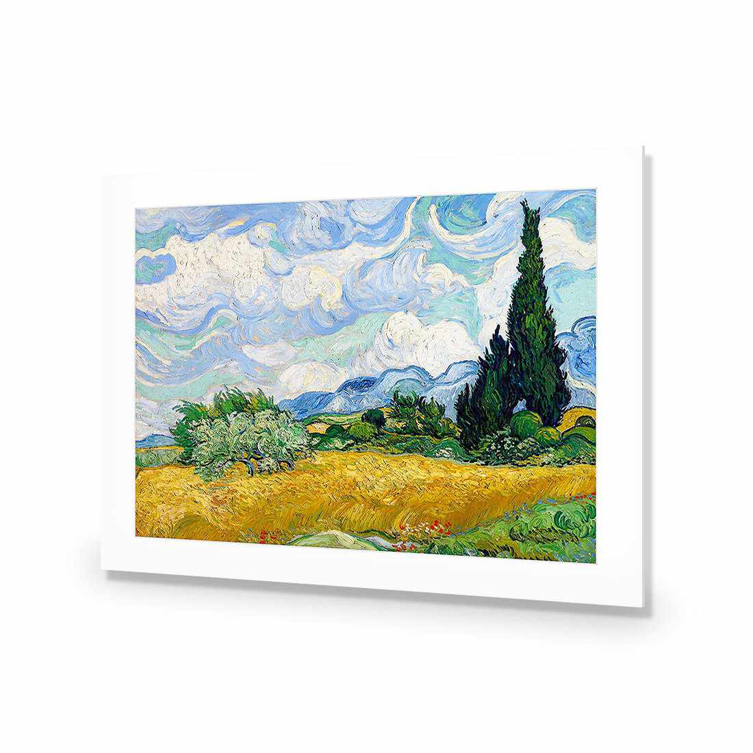 Wheat Field With Cypresses - Van Gogh Acrylic Print Art
