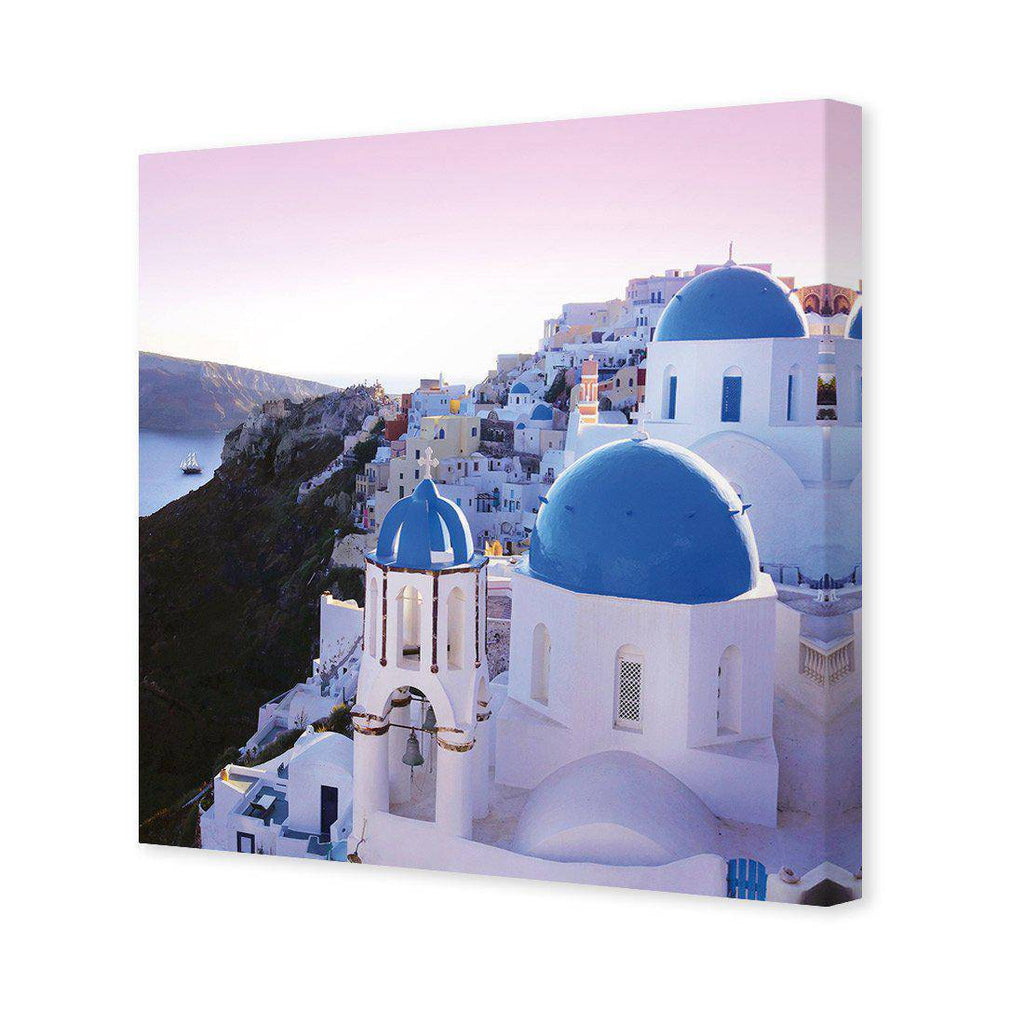 Sunrise In Santorini Canvas Art