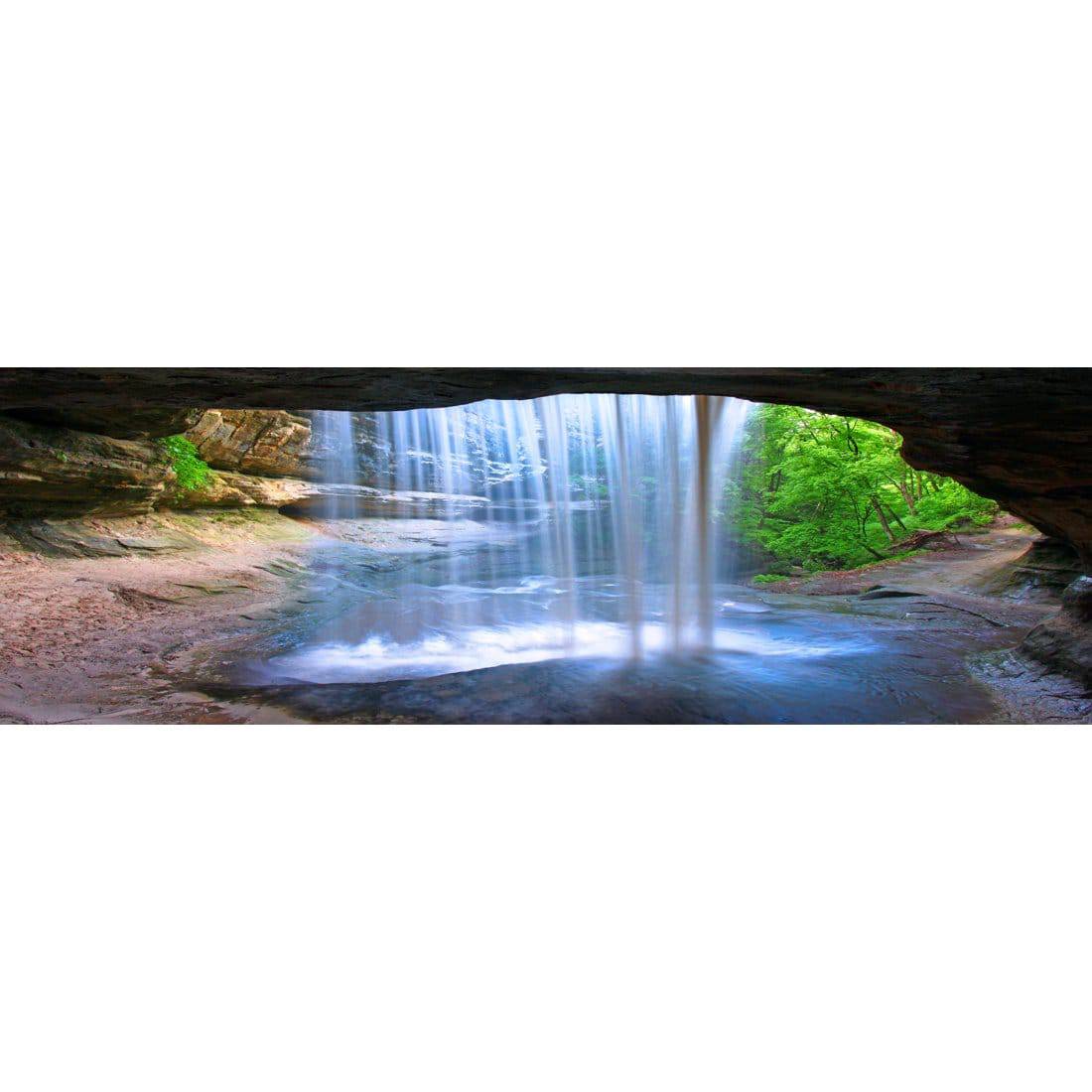 Waterfall Cave Canvas Art