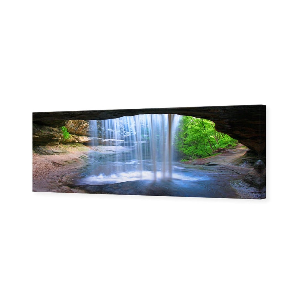 Waterfall Cave Canvas Art