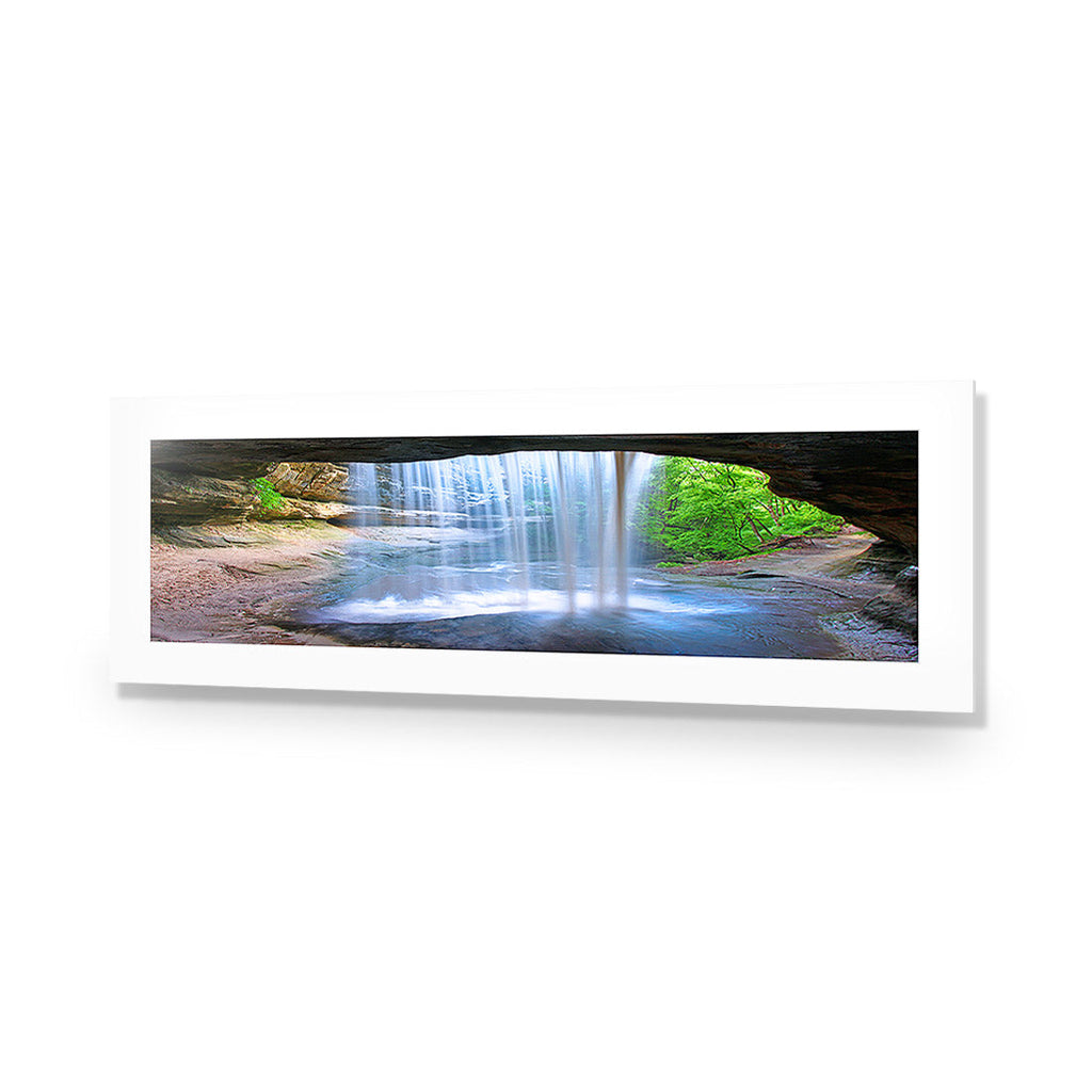 Waterfall Cave, Long Acrylic Print Art