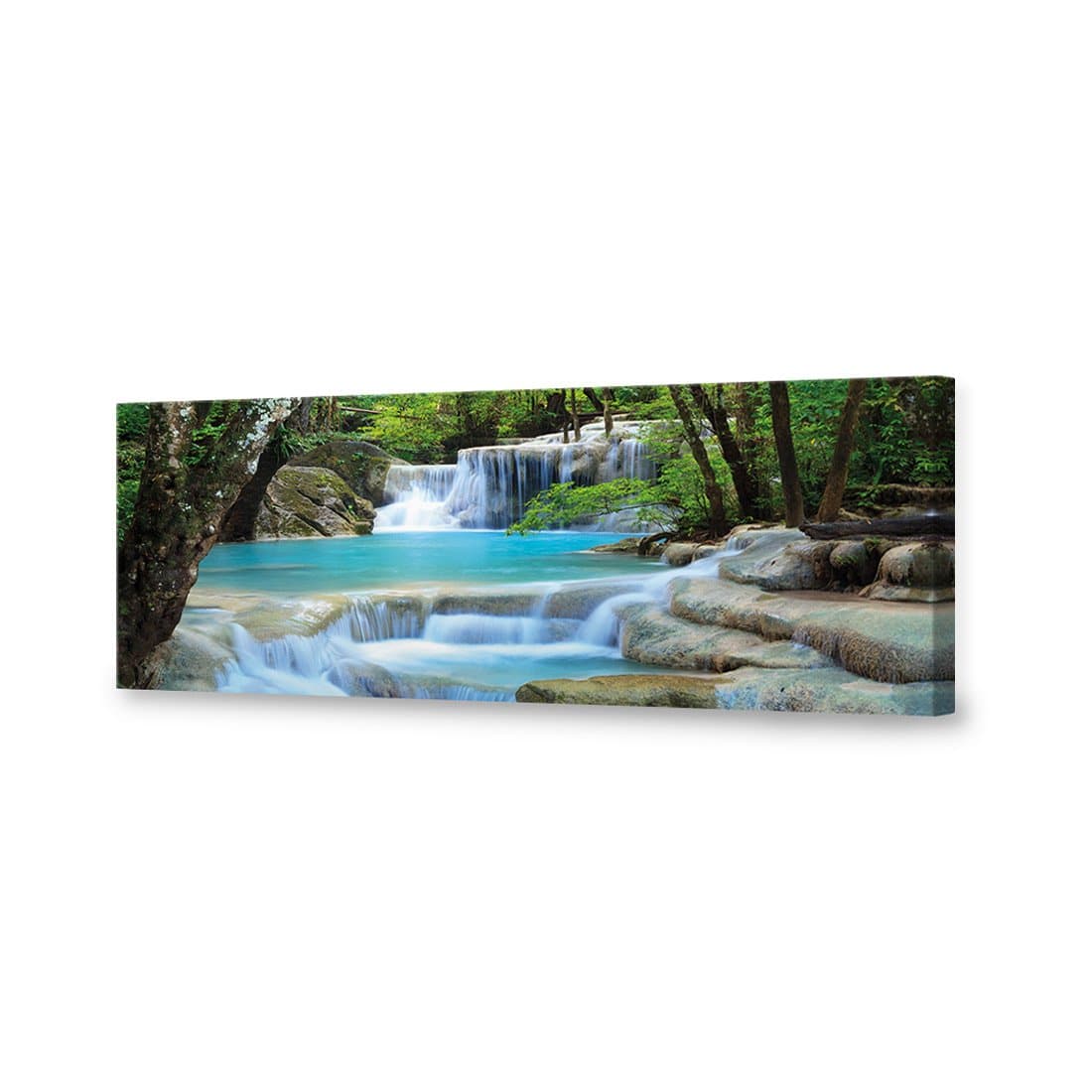 Soft Waterfalls, Long Canvas Art