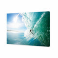 Surfer Under Wave Canvas Art