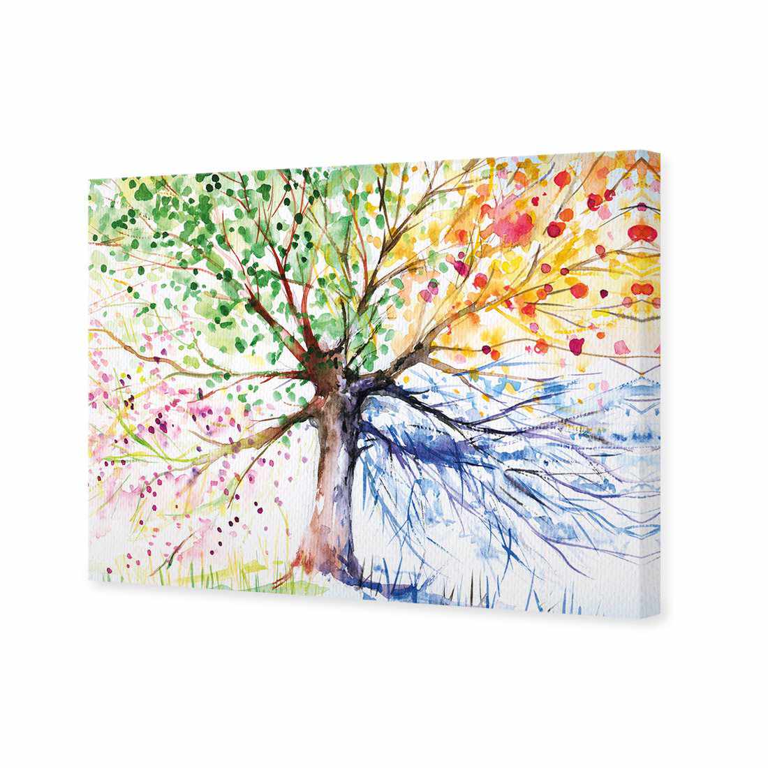 Rainbow Tree, Rectangle Canvas Art