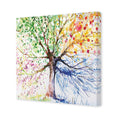Rainbow Tree, Square Canvas Art