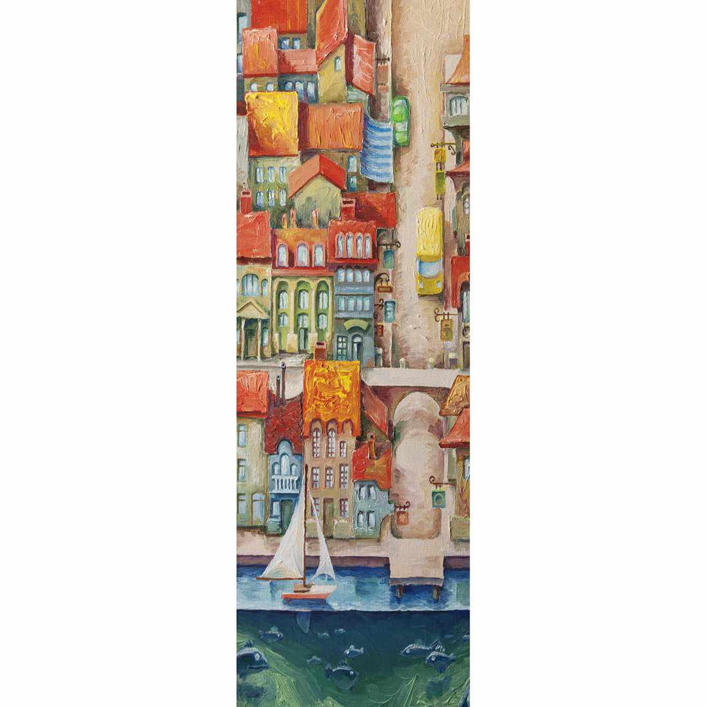 Toy Village Canvas Art
