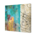 Painted Grunge Splatter, Square Canvas Art