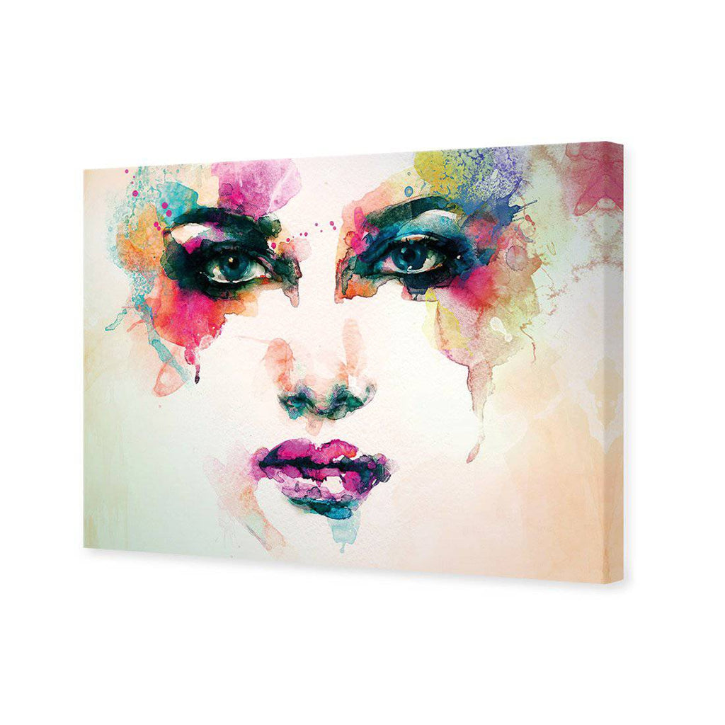 Techno Face Canvas Art