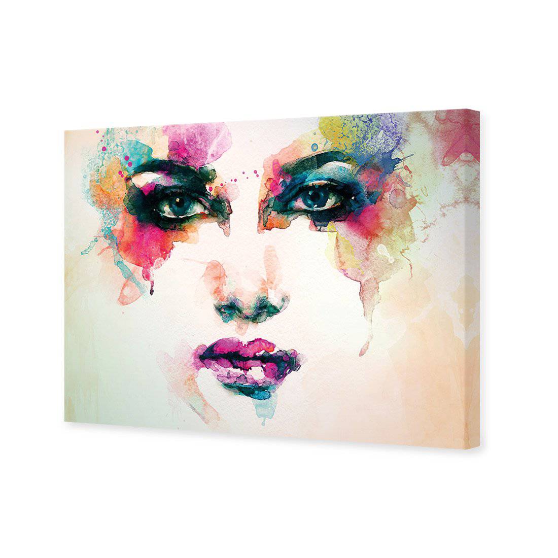 Techno Face Canvas Art