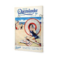 Queenslander Beach Girl Canvas Art