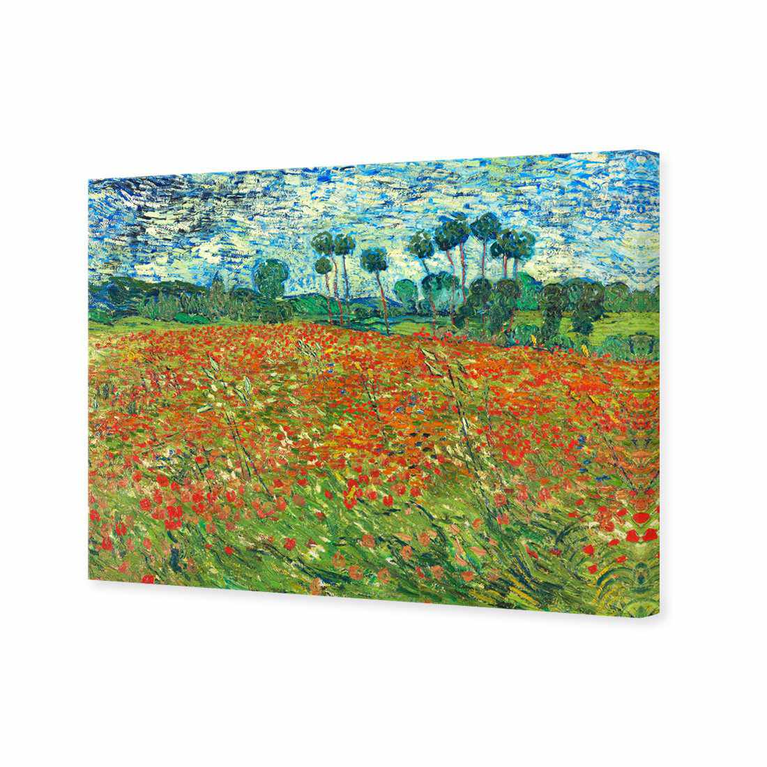 Poppy Field by Van Gogh Canvas Art
