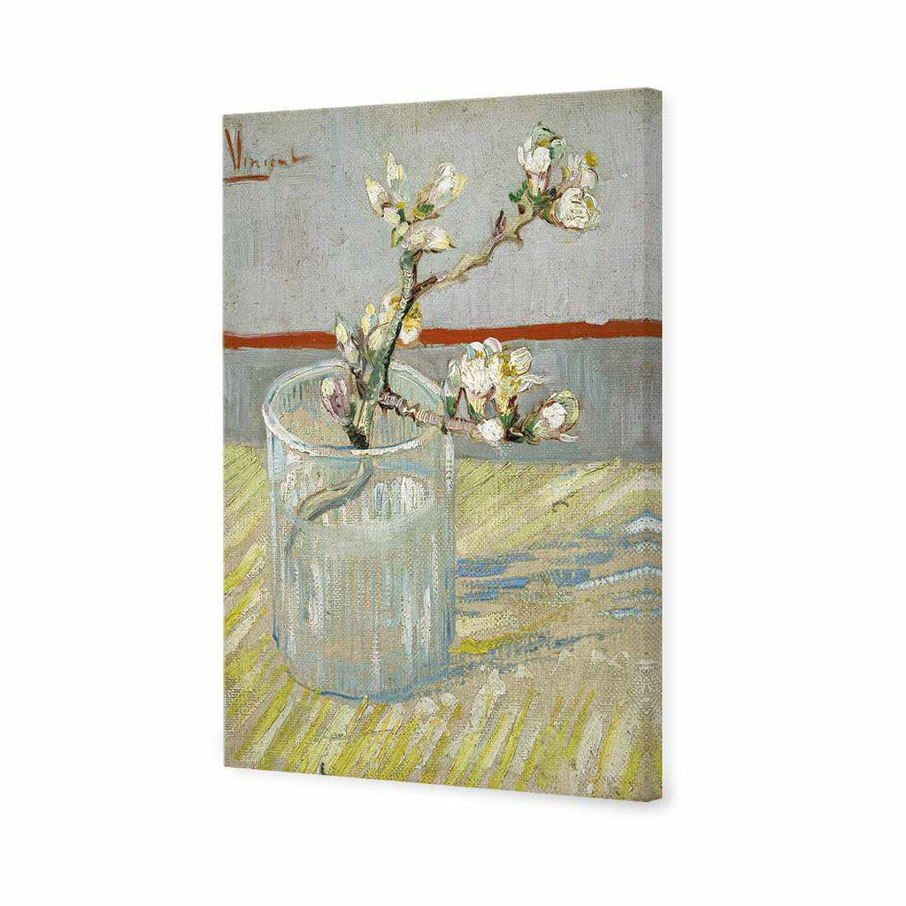 Sprig Of Flowering Almond In A Vase by Van Gogh Canvas Art