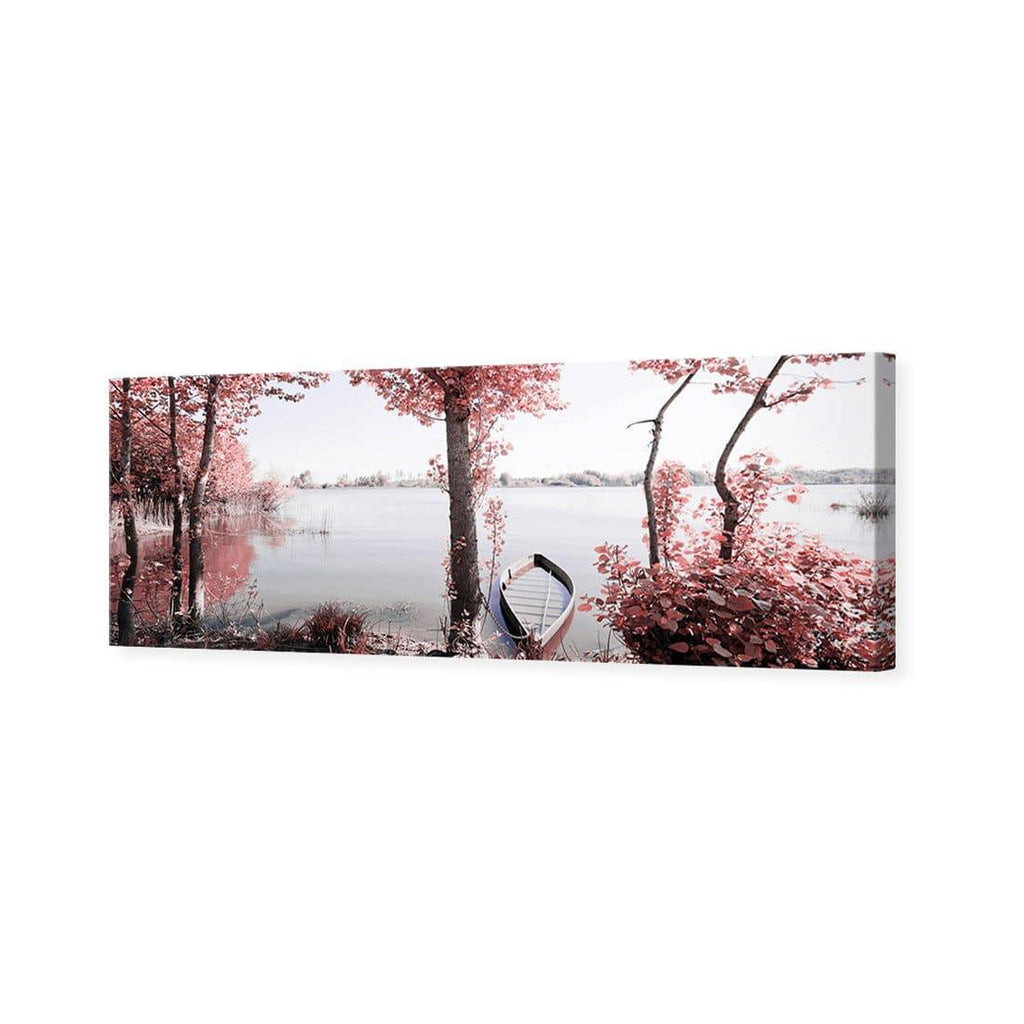 Quiet Pink River Canvas Art