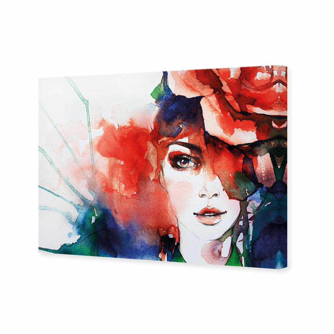 Mystic Rose Woman Canvas Art