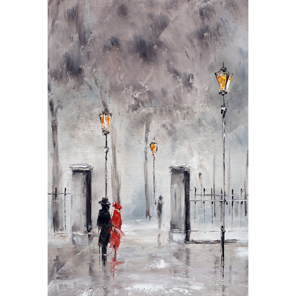 Romantic Park Acrylic Print Art