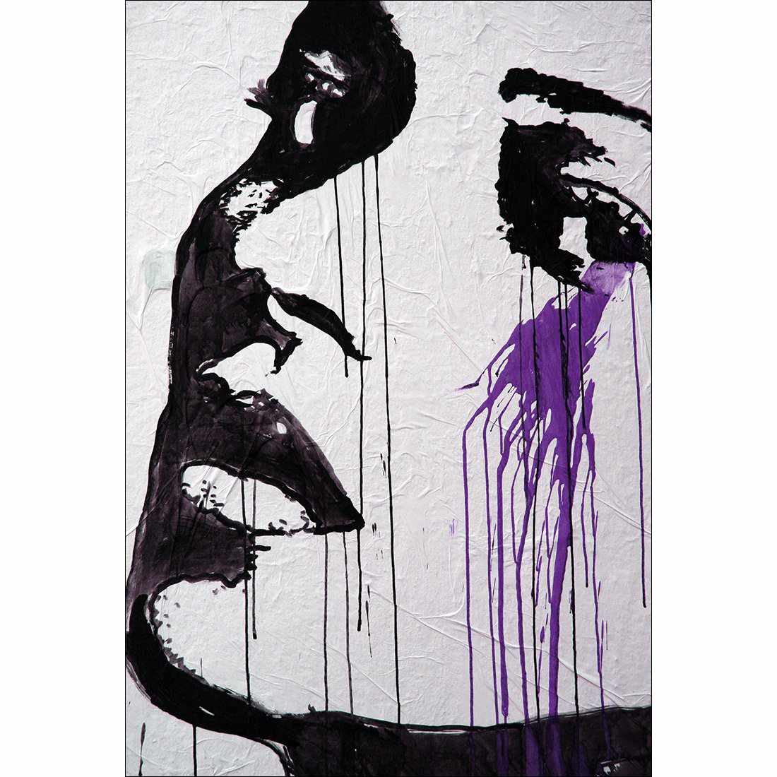 Purple Tears Canvas Art