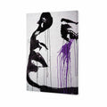 Purple Tears Canvas Art