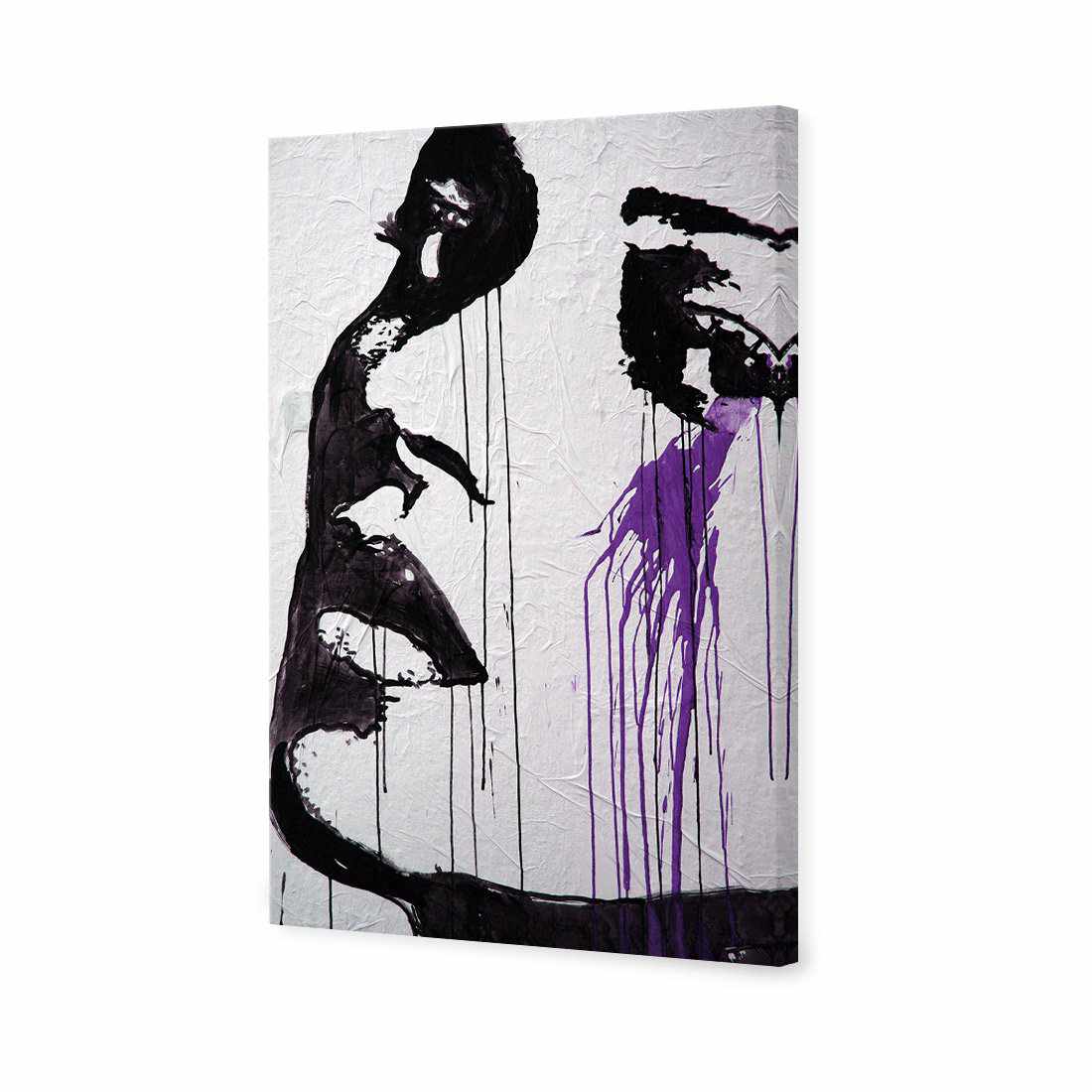 Purple Tears Canvas Art