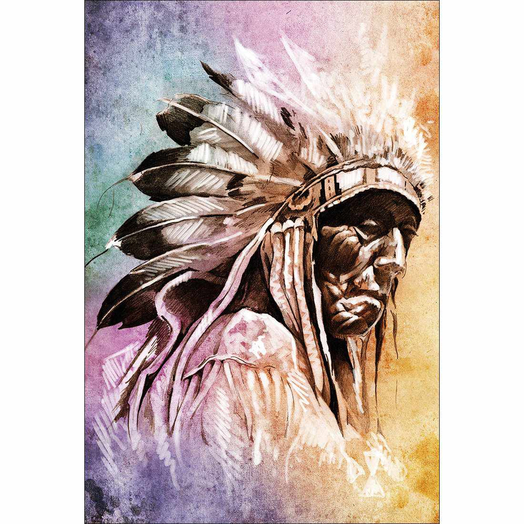 Rainbow Chief Canvas Art