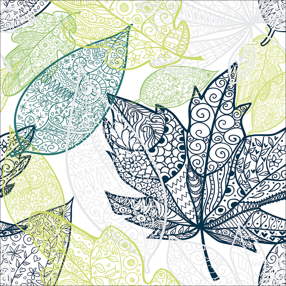Winter Filigree, Square Acrylic Print Art