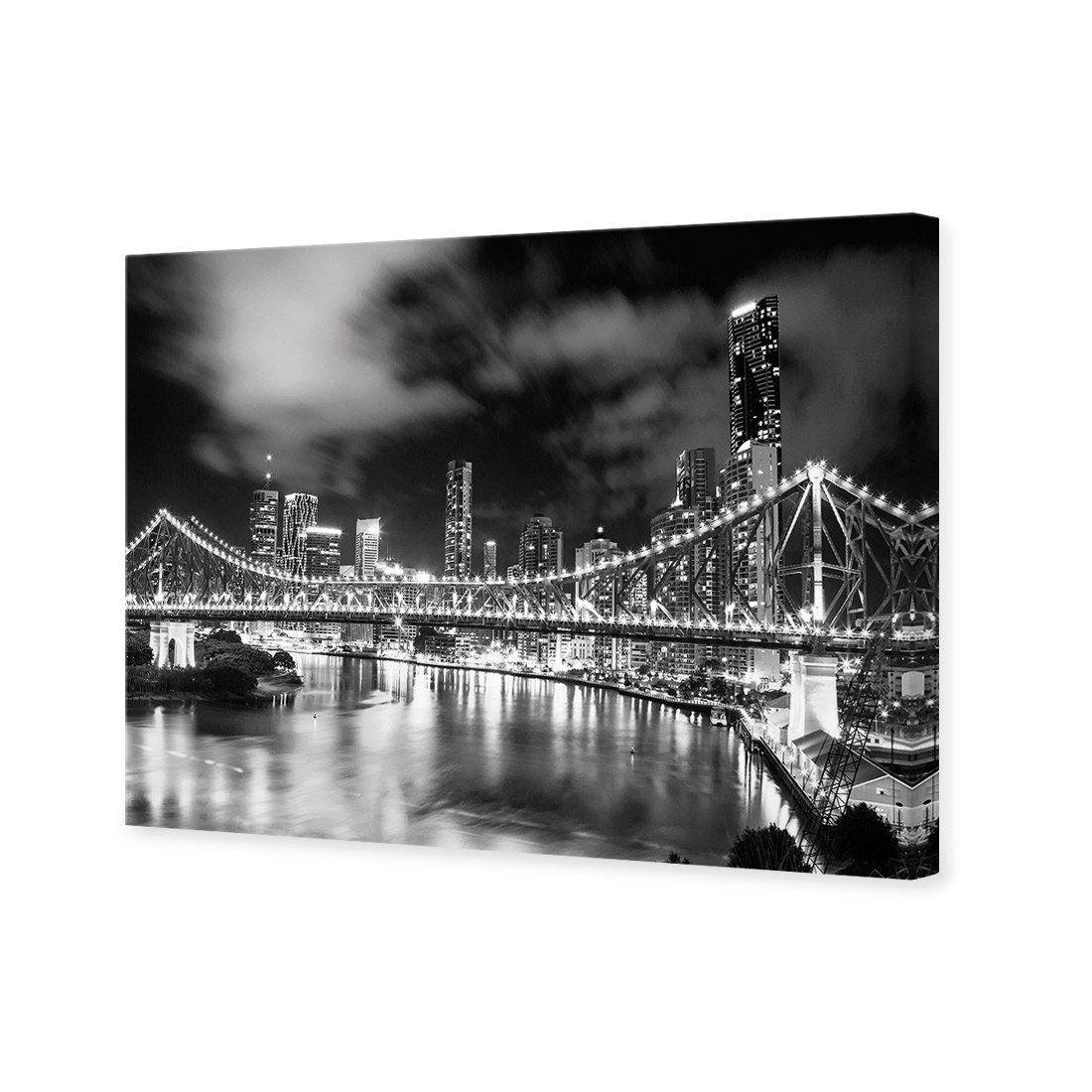 Story Bridge 2015, B&W Rectangle Canvas Art