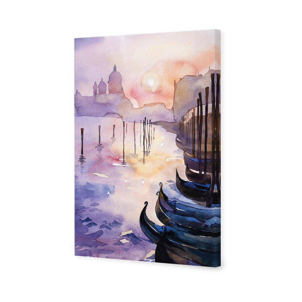 Watercolour Gondolas Canvas Art