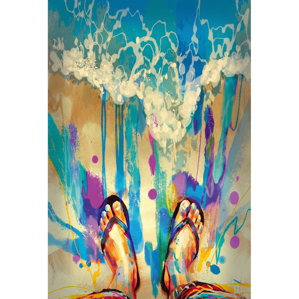Thongs Afoot Acrylic Print Art