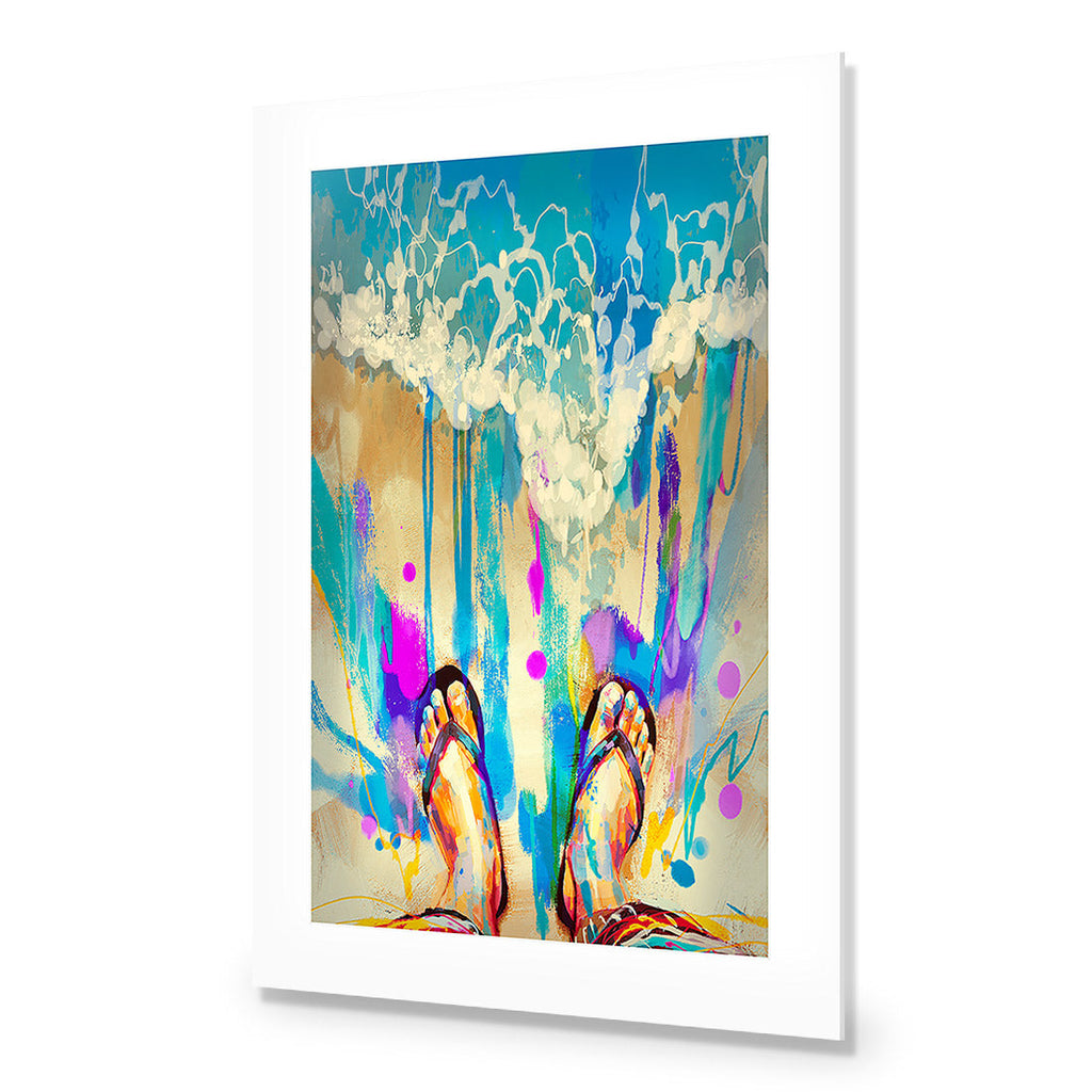 Thongs Afoot Acrylic Print Art