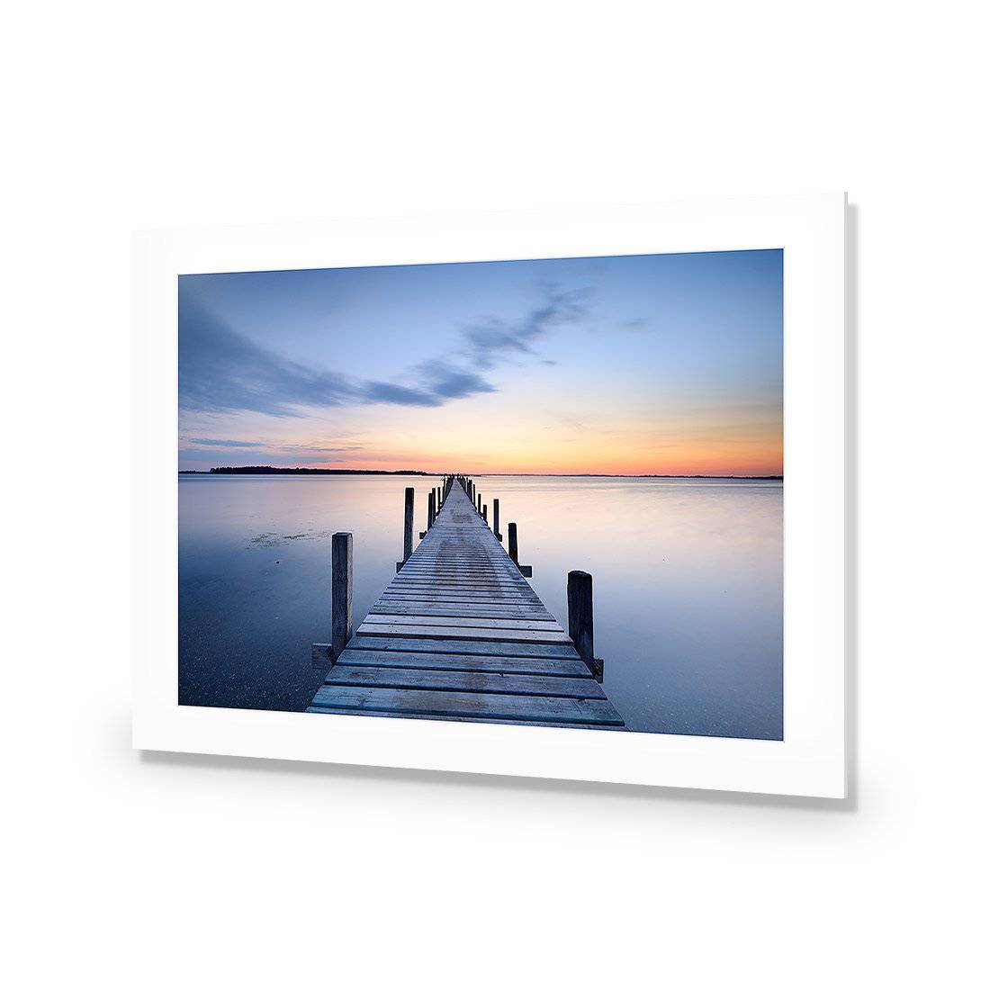 Misty Blue Jetty Acrylic Print Art