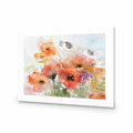 Watercolour Poppies Acrylic Print Art