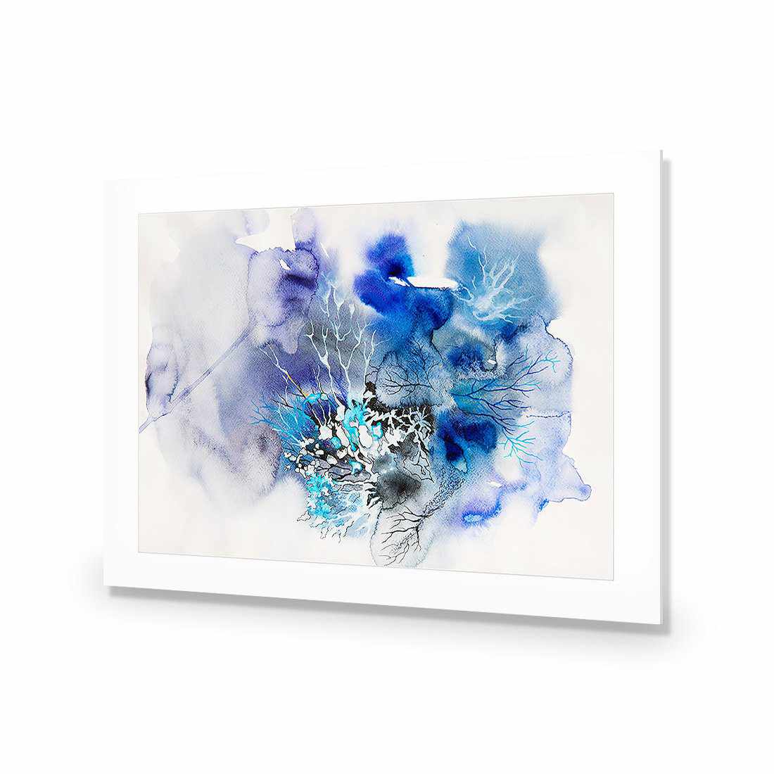 Veins Of Life, Blue Acrylic Print Art
