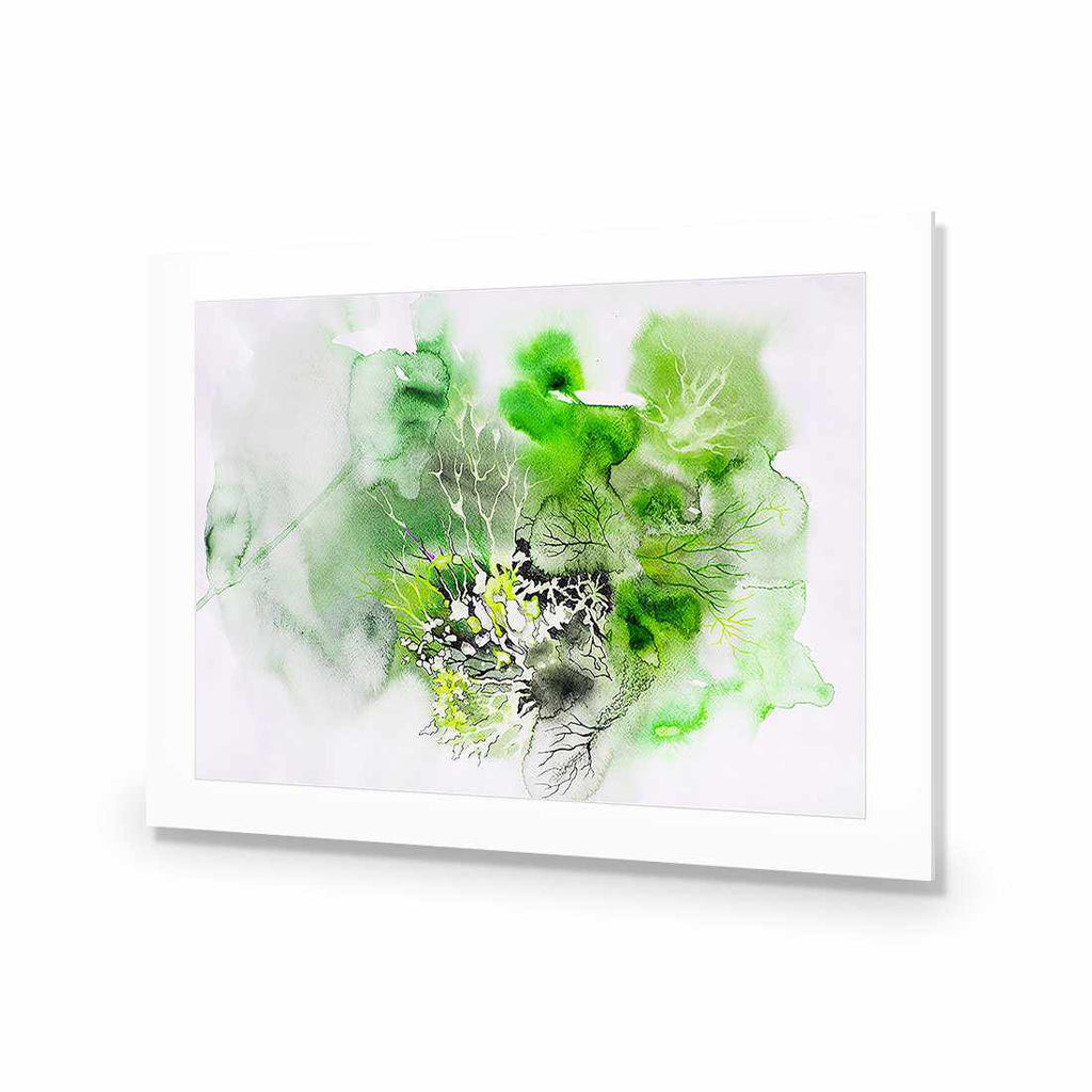 Veins Of Life, Green Acrylic Print Art