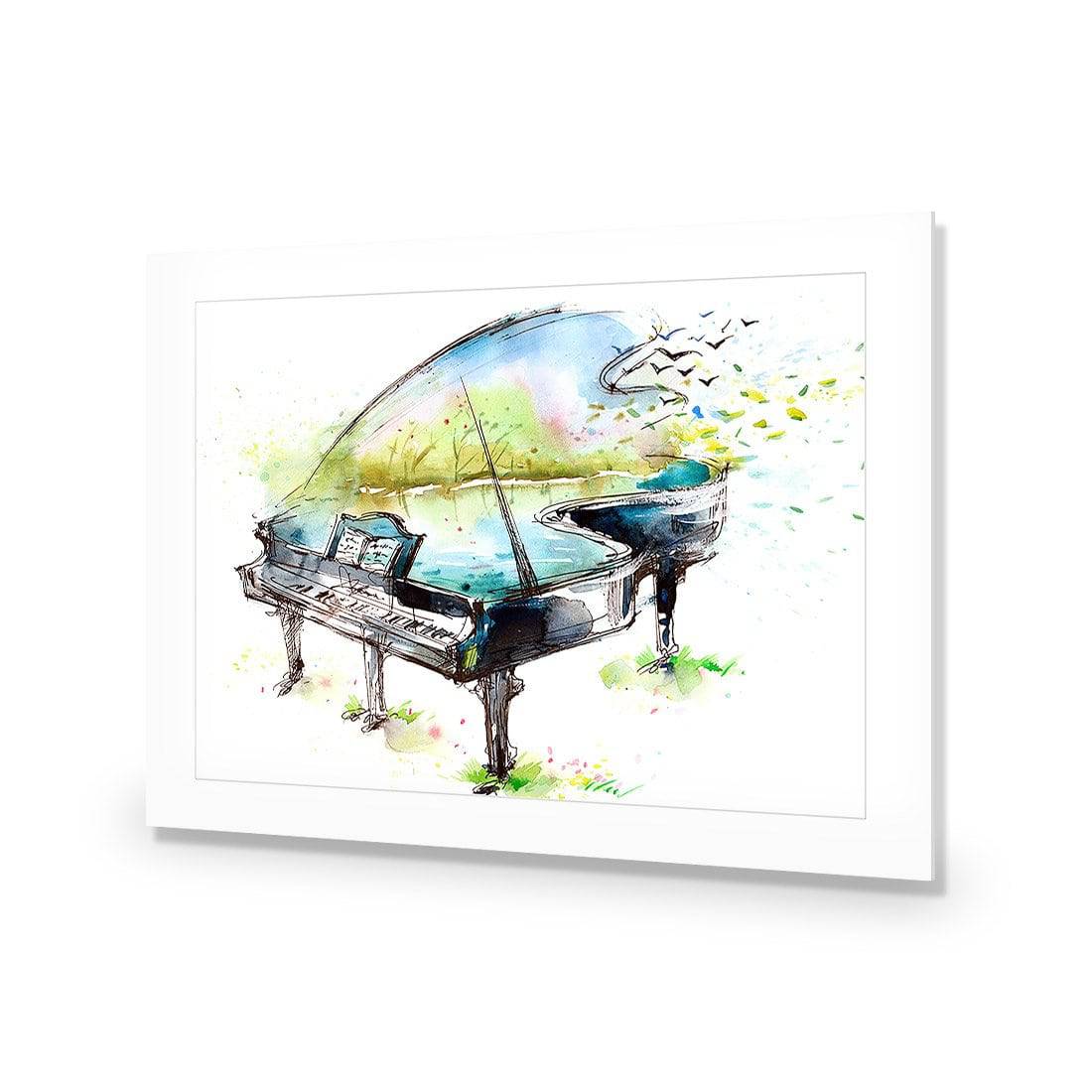 Watercolour Piano Acrylic Print Art