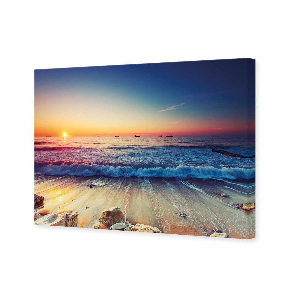 Sunset Tide Out Canvas Art