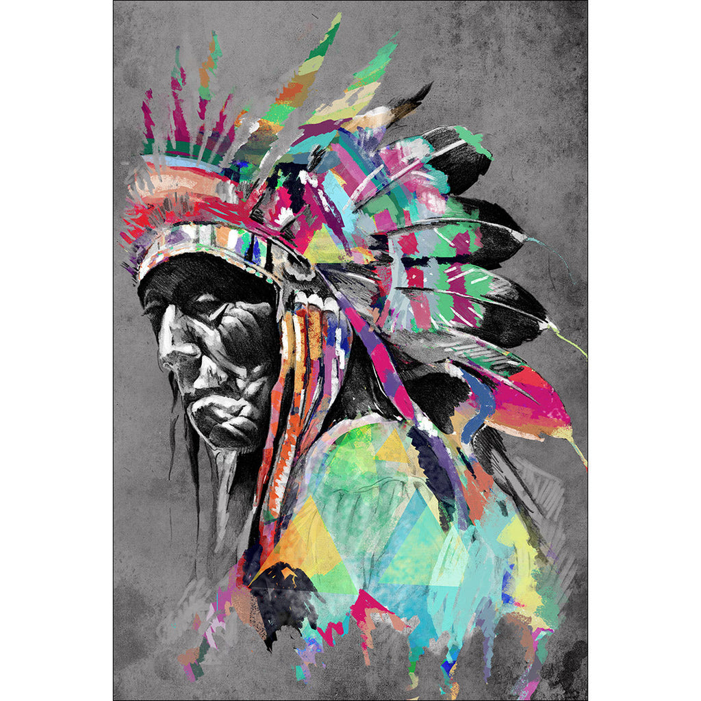 Rainbow Chief Left Acrylic Print Art