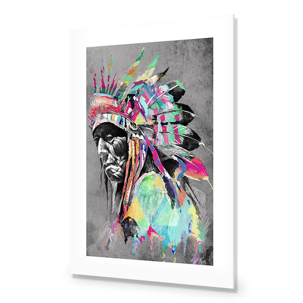 Rainbow Chief Left Acrylic Print Art