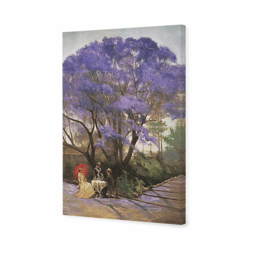 Under The Jacaranda by Godfrey Rivers Canvas Art