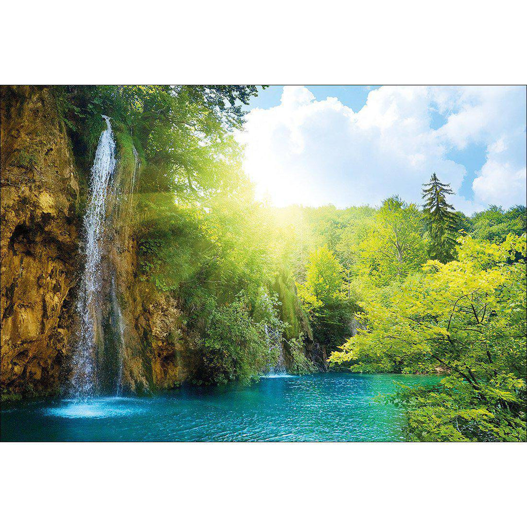 Summer Waterfall Canvas Art