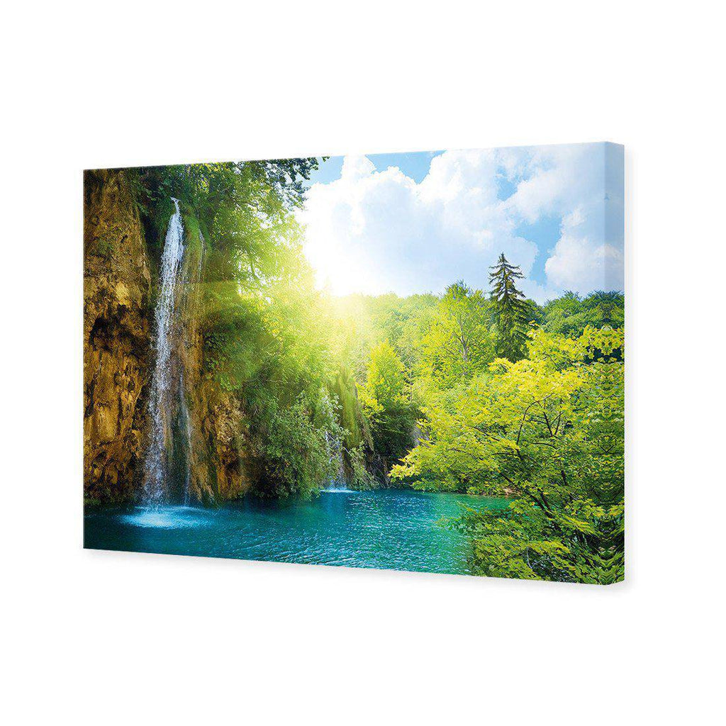 Summer Waterfall Canvas Art