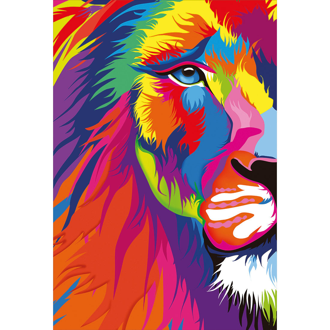 Magnificent Lion Acrylic Print Art