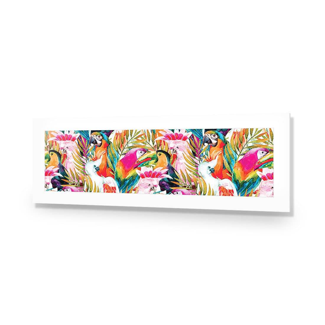 Parrots & Palms, Long Acrylic Print Art