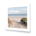 Pathway To The Sea, Square Acrylic Print Art