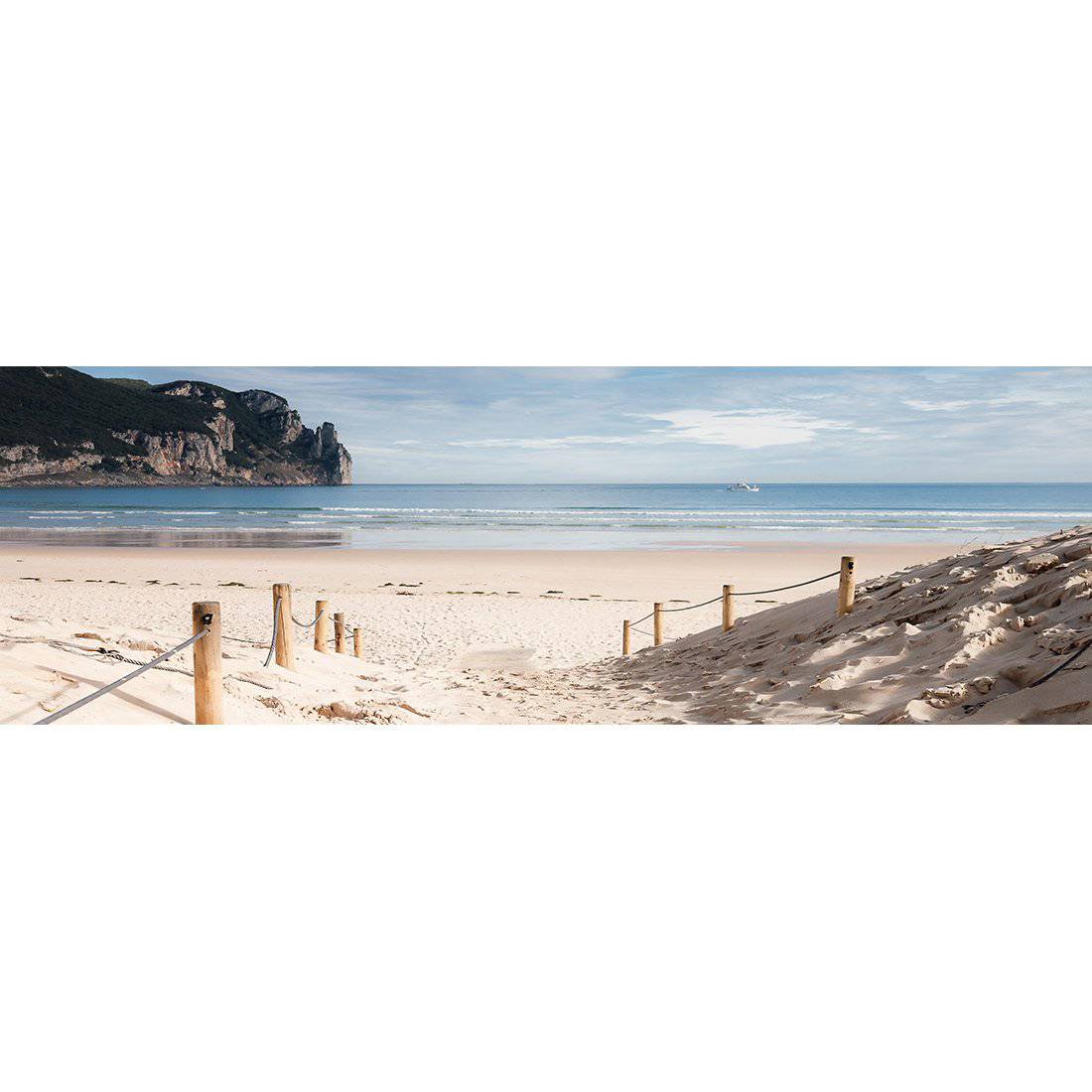 Tranquil Beach, Long Acrylic Print Art