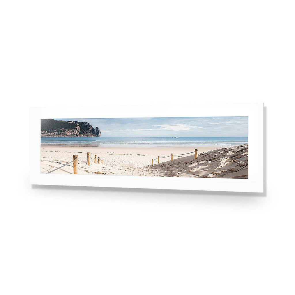 Tranquil Beach, Long Acrylic Print Art