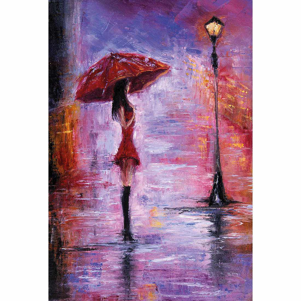 Little Red Dress Canvas Art