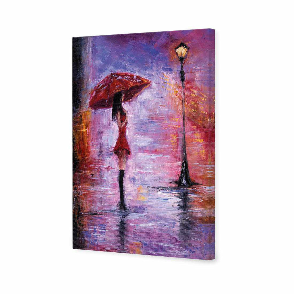 Little Red Dress Canvas Art