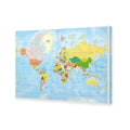 Political Map of the World Canvas Art