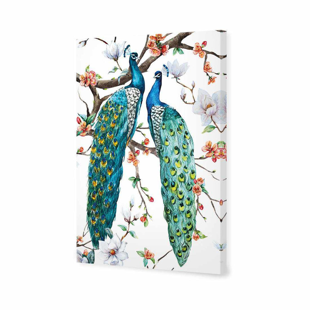 Peacock Magic Canvas Art