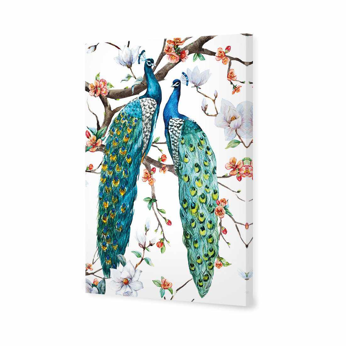 Peacock Magic Canvas Art